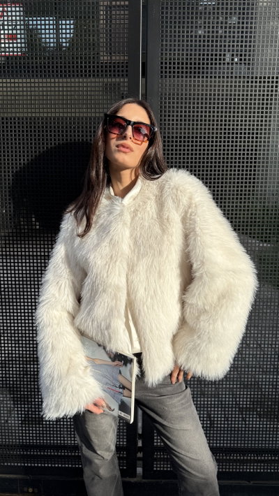 Chaqueta Abrazo crema