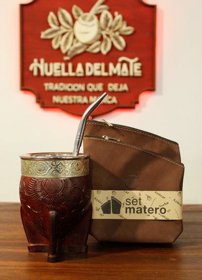 COMBO YERBERA DE CUERO