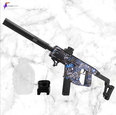 Juguete Pistola de Gel Vector - Recargable - Azul