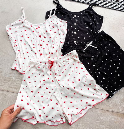 Pijama Morley Corazón y Botón 