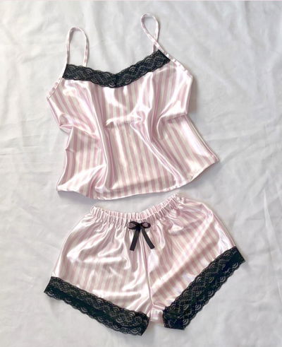 Set Satén VS: Musculosa + short