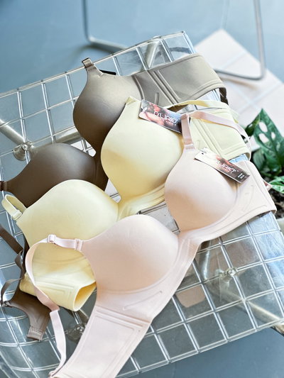 Corpiño Seamless Doble Push up - Pack x3