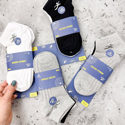 Sock Men I-Run Liso - Pack x 12 CALIDAD PREMIUM