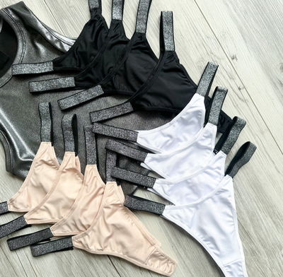 LOVELY LESS LUREX BRASILIAN • Pack x 3•