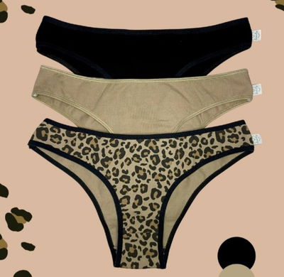 Vedetina Algodón Animal • Pack x 3 •