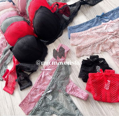 Set de encaje - Pack x 3 