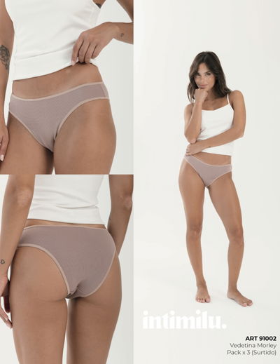 Vedettina lisa Morley "Intimilu" - Pack x 3