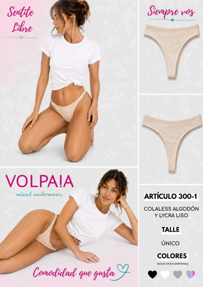 Colaless Alg y lycra lisa Volpaia - 300-1