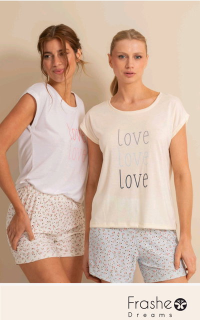 Pijama Broderie Love Frashe 0028