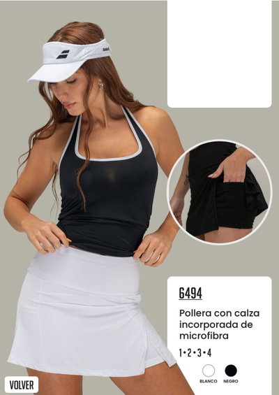POLLERA CON CALZA DE MICROFIBRA SHEDYL 6494