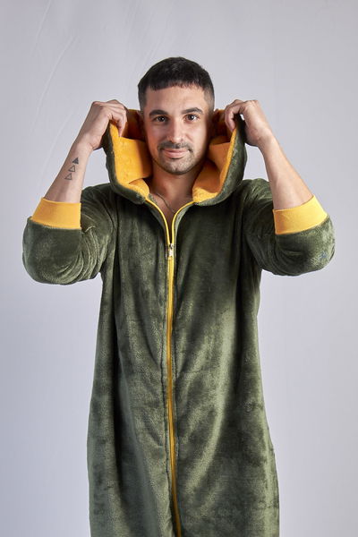 Pijama Combinado Verde/amarillo