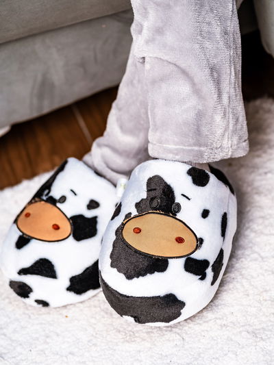 Pantuflón Vaquita Bordado
