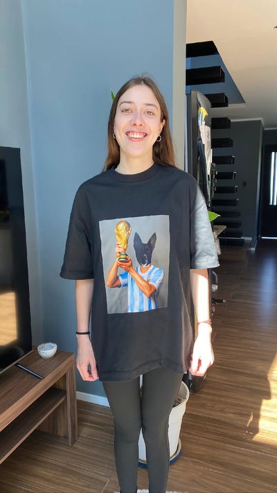 Remera personalizada Sabe lo que pesa