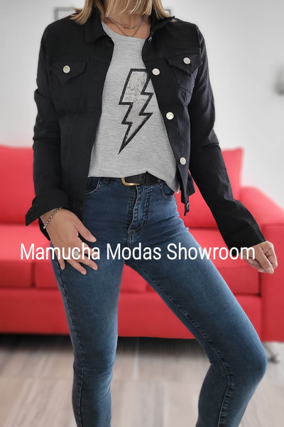 Campera Negra
