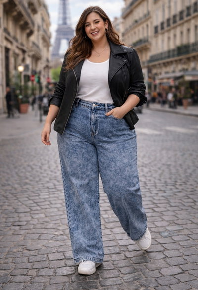 Jeans Wide leg plus 