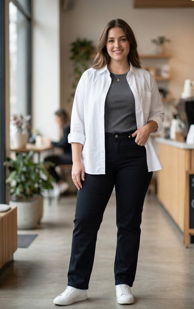 Jeans 46 al 52 semi recto 