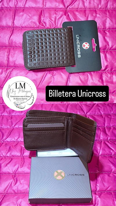 Billetera de cuero Unicross