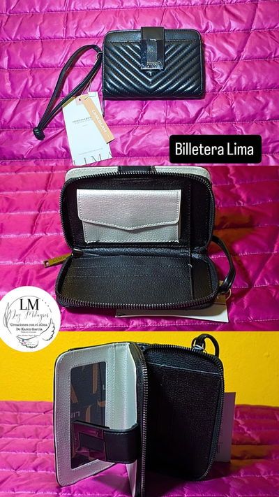 Billetera Lima color negra