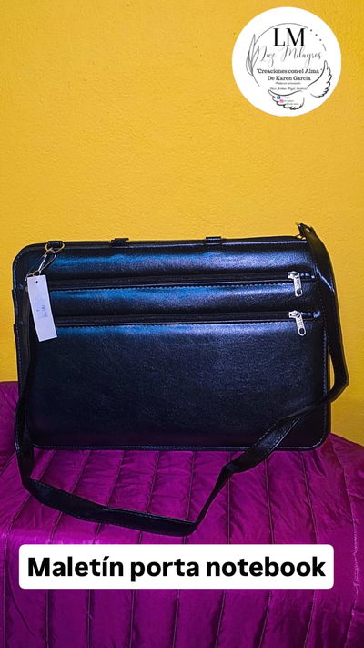 Maletín para notebook simil cuero