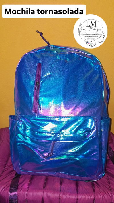 Mochila tornasolada