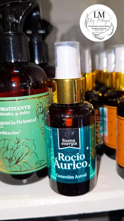 Rocío áurico en spray