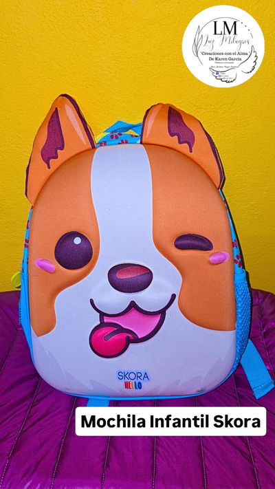 Mochila infantil perrito