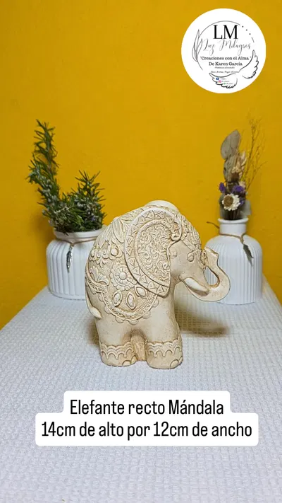 Elefante recto Mandalá