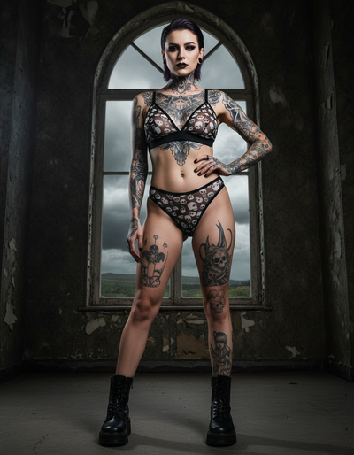 Conjunto Dark Skulls