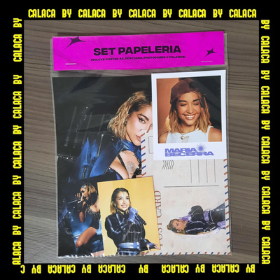 Set papelería Maria Becerra