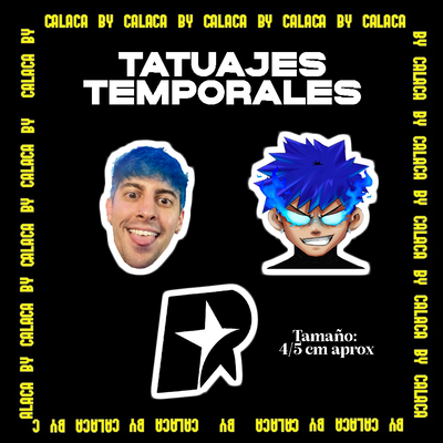 Tatuajes temporales x 3 Robleis NUEVOS