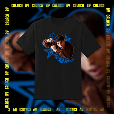 Remera algodón negro ROB POV