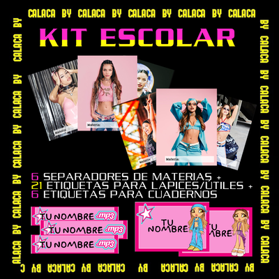Kit escolar Emilia