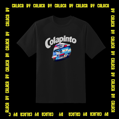 Remera algodón negro Colapinto