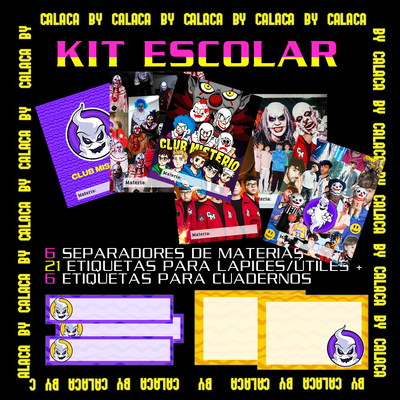Kit escolar Club Misterio 