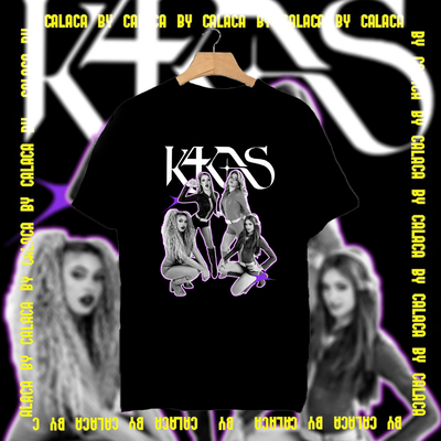 Remera algodón negro k4os