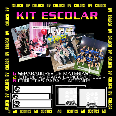 Kit escolar Stray Kids