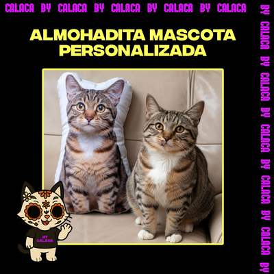 Almohadita mascota personalizada
