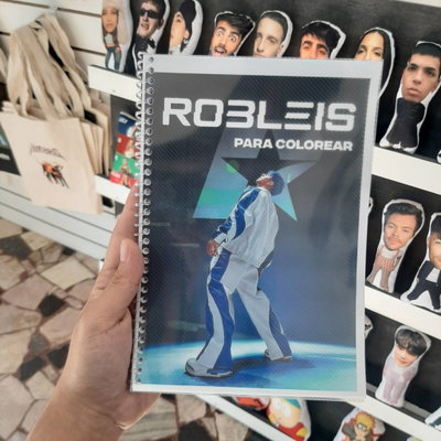 Libro para colorear ROBLEIS anillado