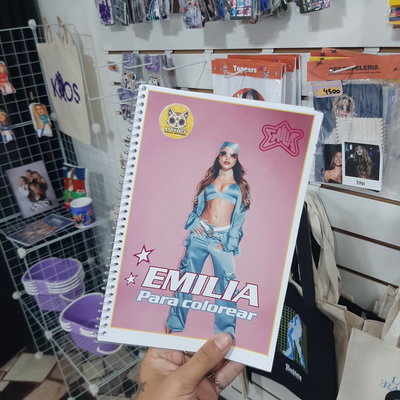 Libro para colorear EMILIA anillado