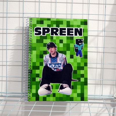Cuaderno A5 tapa dura SPREEN - hojas lisas