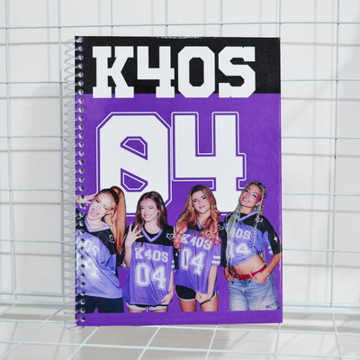 Cuaderno A5 tapa dura K4OS - hojas lisas