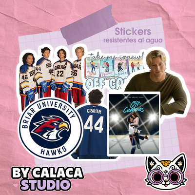 Stickers resistentes al agua Off campus