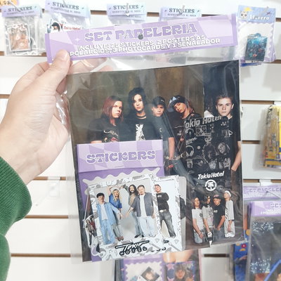 Set de papeleria Tokio Hotel