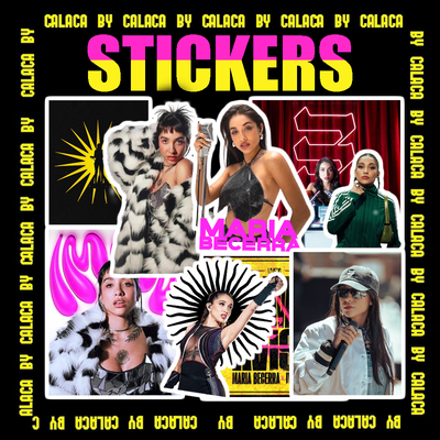 Pack stickers Maria Becerra nuevos