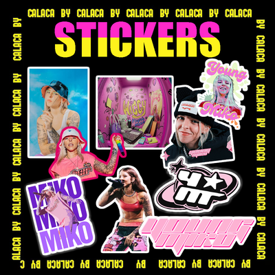 Pack stickers Young Miko