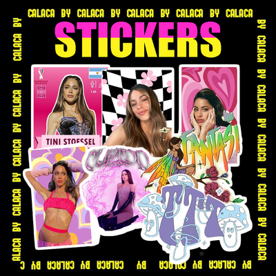 Pack stickers TINI nuevos