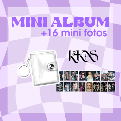 MINI album + 16 mini fotos K4OS