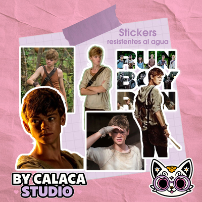 Stickers resistentes al agua Newt Maze Runner - Thomas Brodie-Sangster