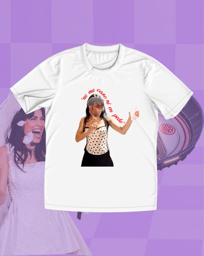 Remera LALI no me caso ni en pedo