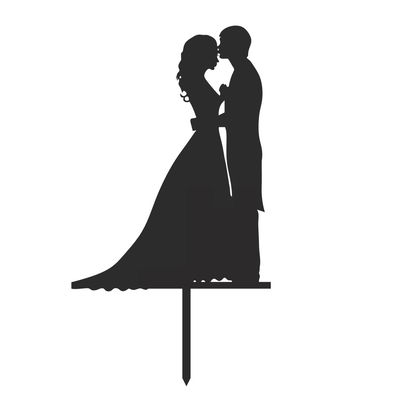 Topper Boda Pareja Mod.2 STL